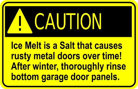 ice melt caution label